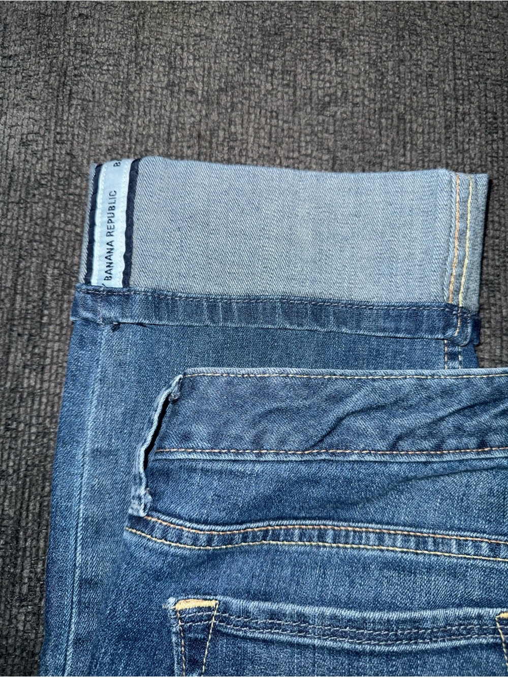 Banana Republic Stretch Cuffed Capri Jeans Women’s 28/6 Medium Wash - Picture 6 of 10